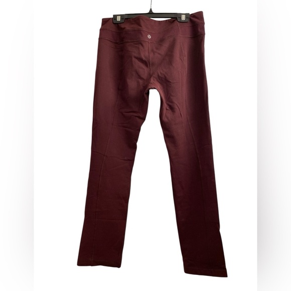Lululemon burgundy workout pants - Picture 2 of 5